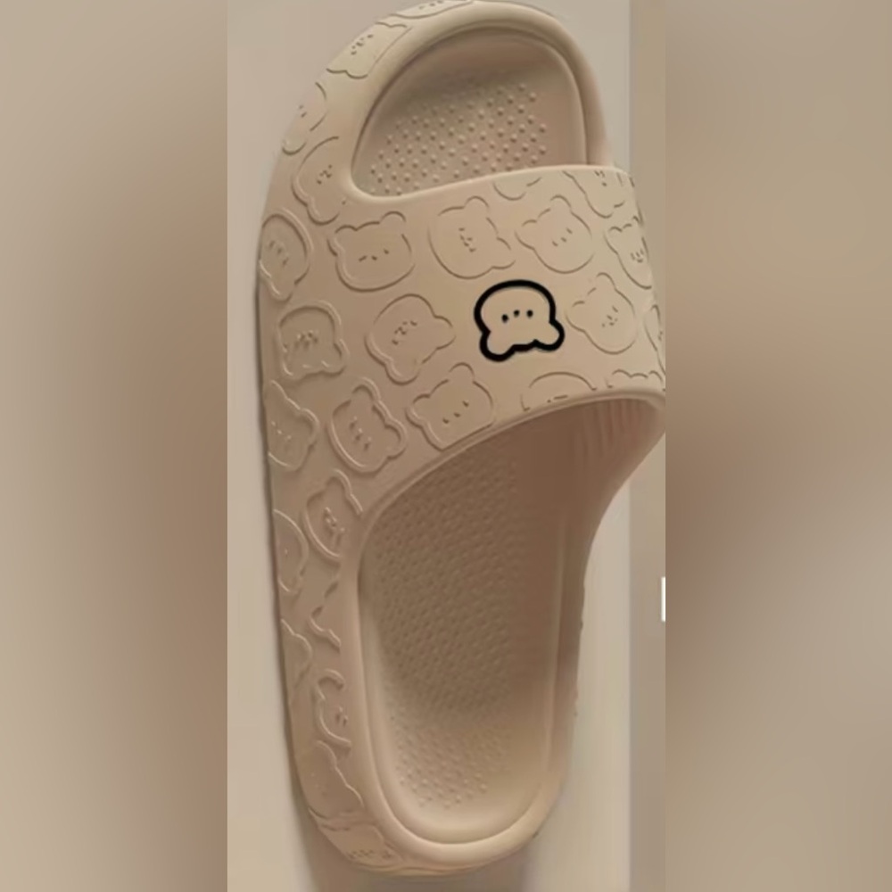 Khaki Women Anti-Slip Quick Drying Slide Sandals